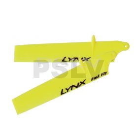  LX61154-SP   Lynx Heli MCPX BL Plastic Main Blade 115mm Bullet Neon Yellow 